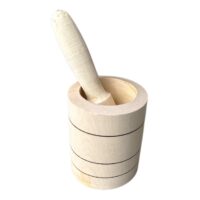 Mojar cu pistil (piua) din lemn