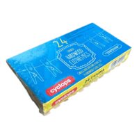 Carlige de rufe din lemn set 24 buc