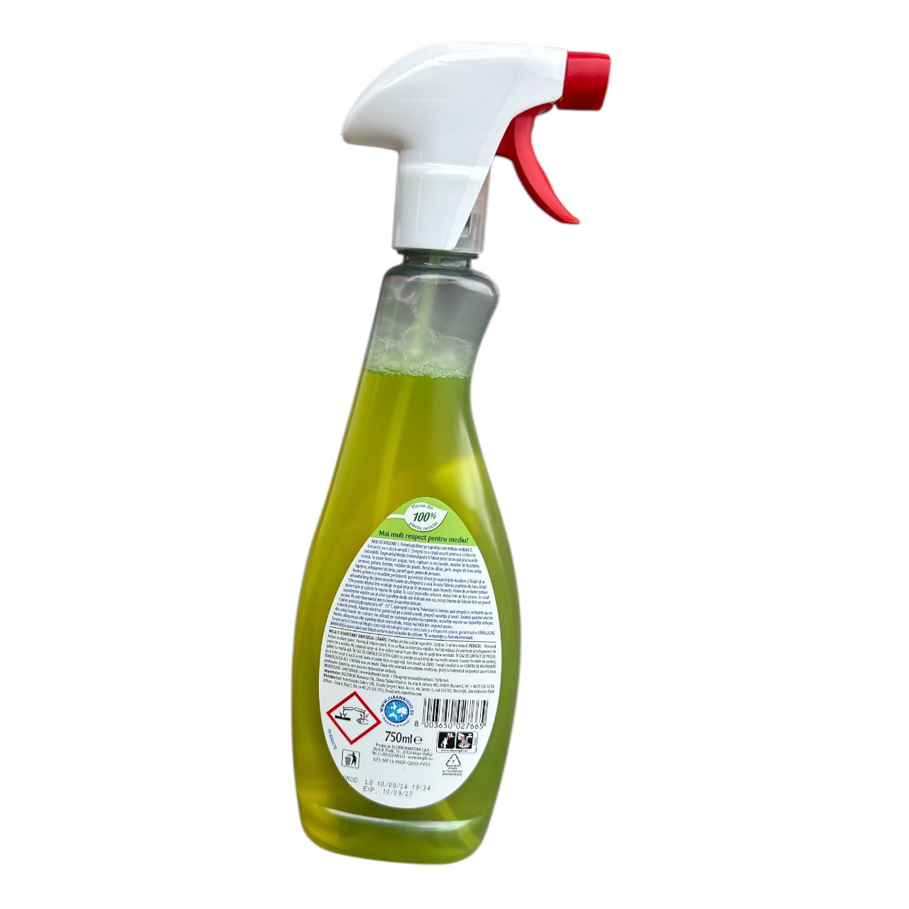 Meglio Degresant universal lemon 750 ml cu pulverizator - imagine 2