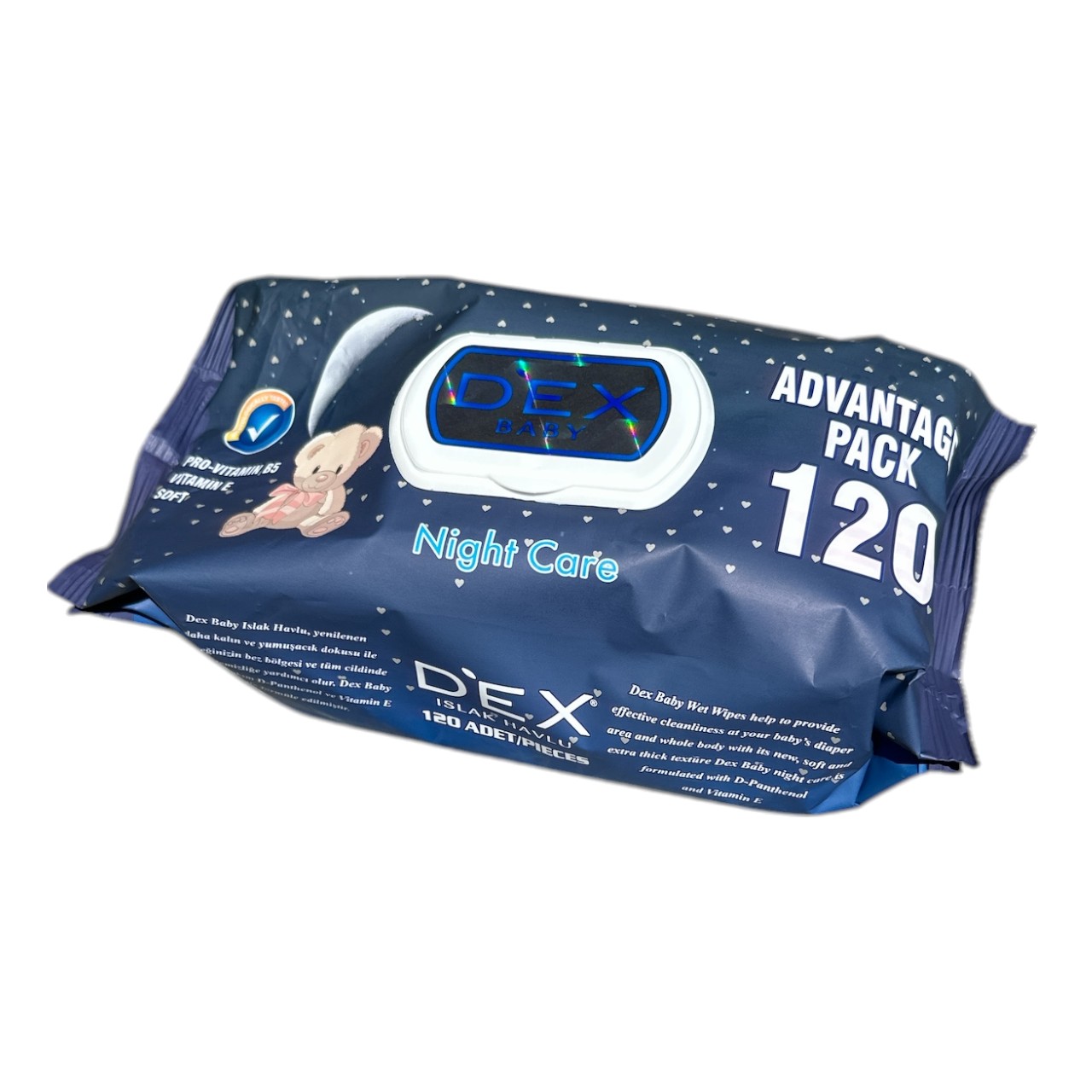 Servetele umede Dex Baby Night Care Advantage pack 120 buc - imagine 2