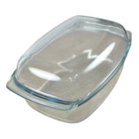 Tava sticla termorezistenta cu capac 5.2 L