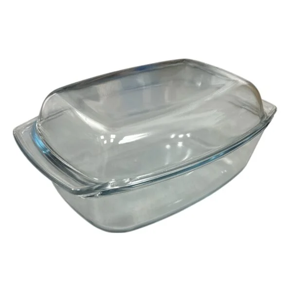 Vas termorezistent cu capac din sticla, 4.1 l