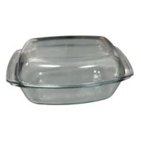 Vas termorezistent cu capac din sticla, 4.1 l