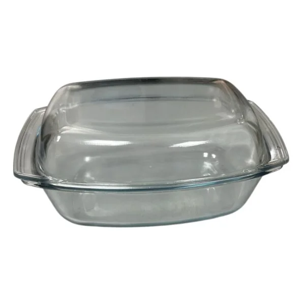 Vas termorezistent cu capac din sticla, 4.1 l - imagine 2