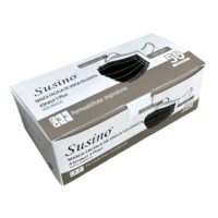 Masti de protectie negre 3 straturi, 50 bucati