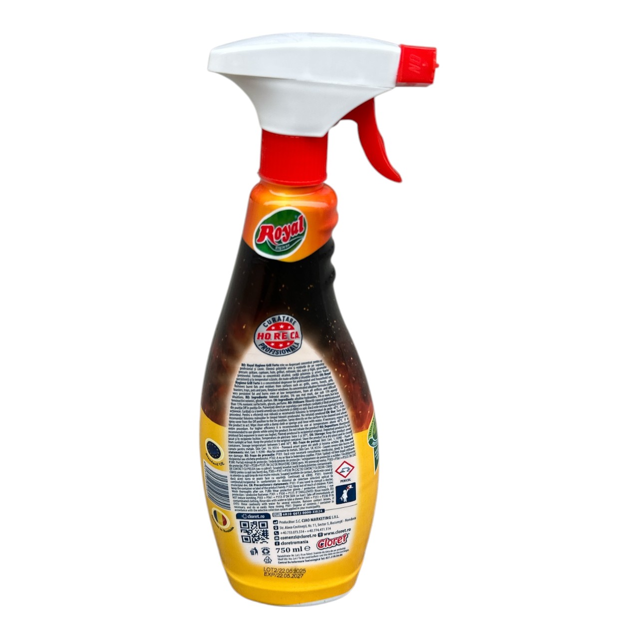 Royal Grill Forte Degresant aragaz, cuptor si gratar, 750 ml - imagine 2