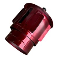 Cocos horn emailat rotativ, maro, 130 mm