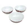 Bol (castron) supa din opal, 23 cm, 3 bucati