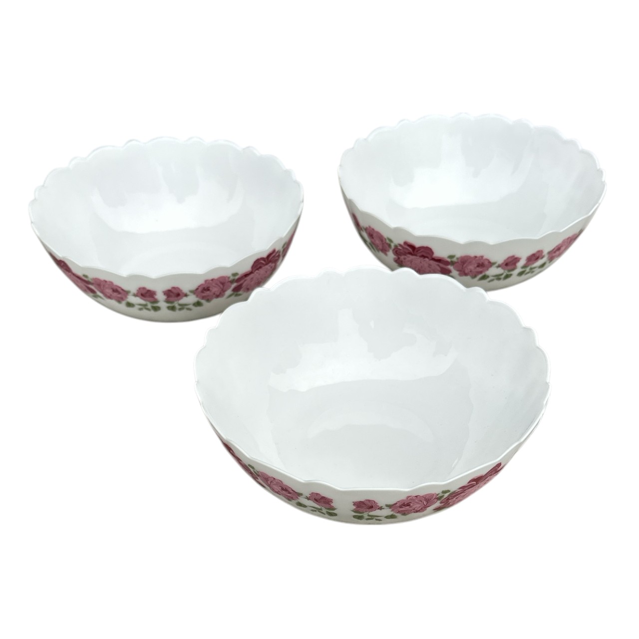 Bol (castron) supa din opal, 23 cm, 3 bucati