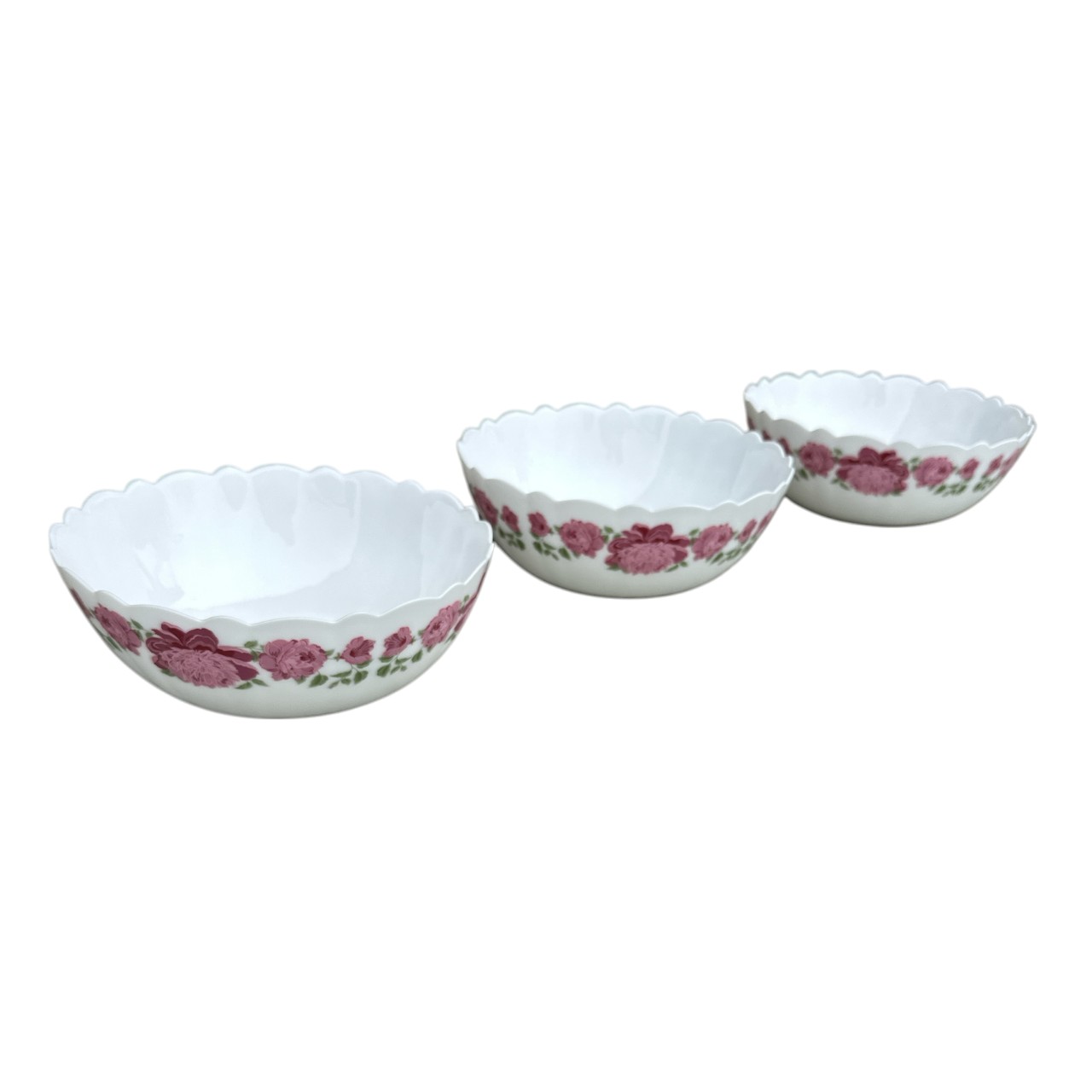 Bol (castron) supa din opal, 23 cm, 3 bucati - imagine 2