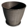 Ghiveci ratan 6 L wenge