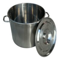 Oala inox 100 litri cu capac