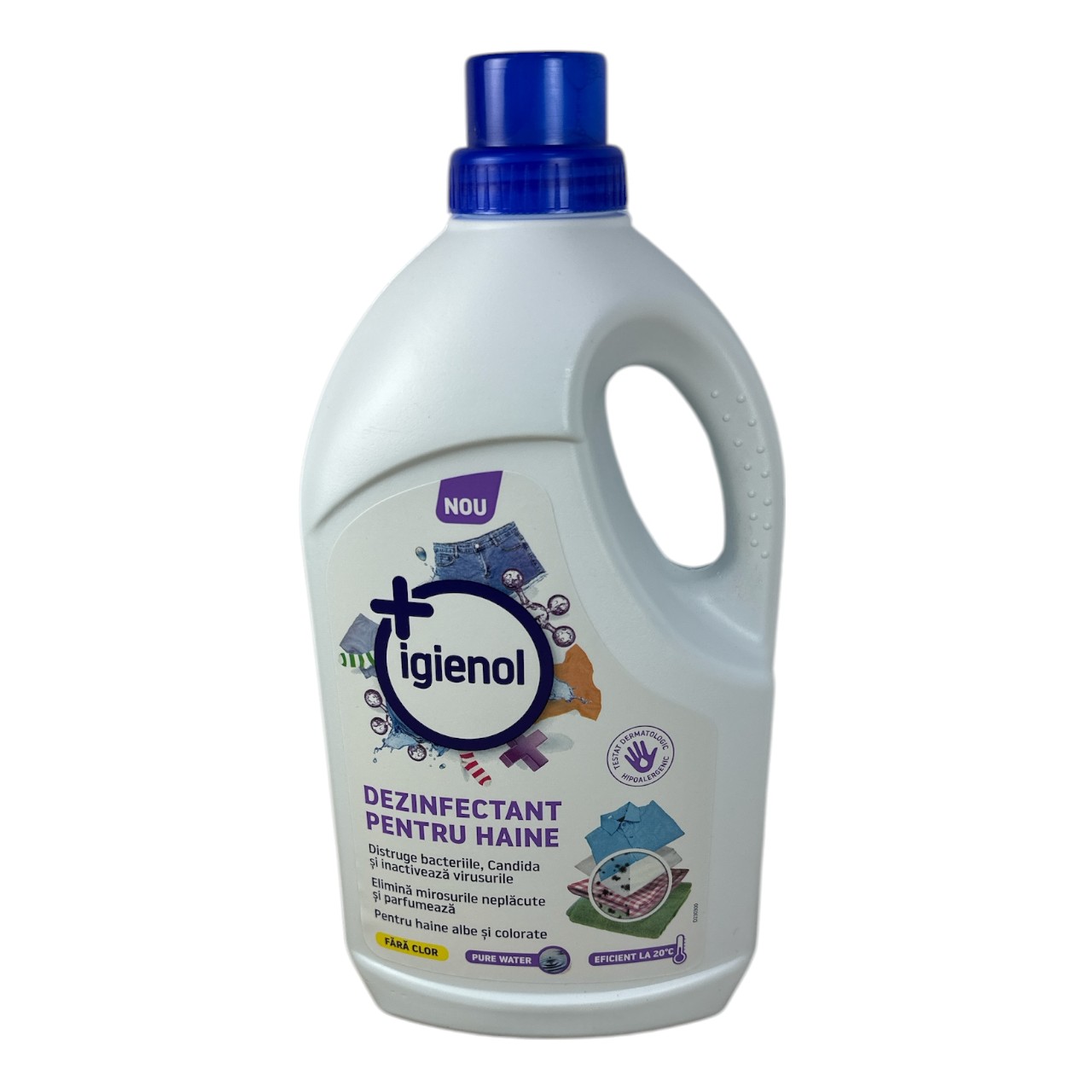 Dezinfectant lichid pentru haine Igienol pure care 1.5L fara clor