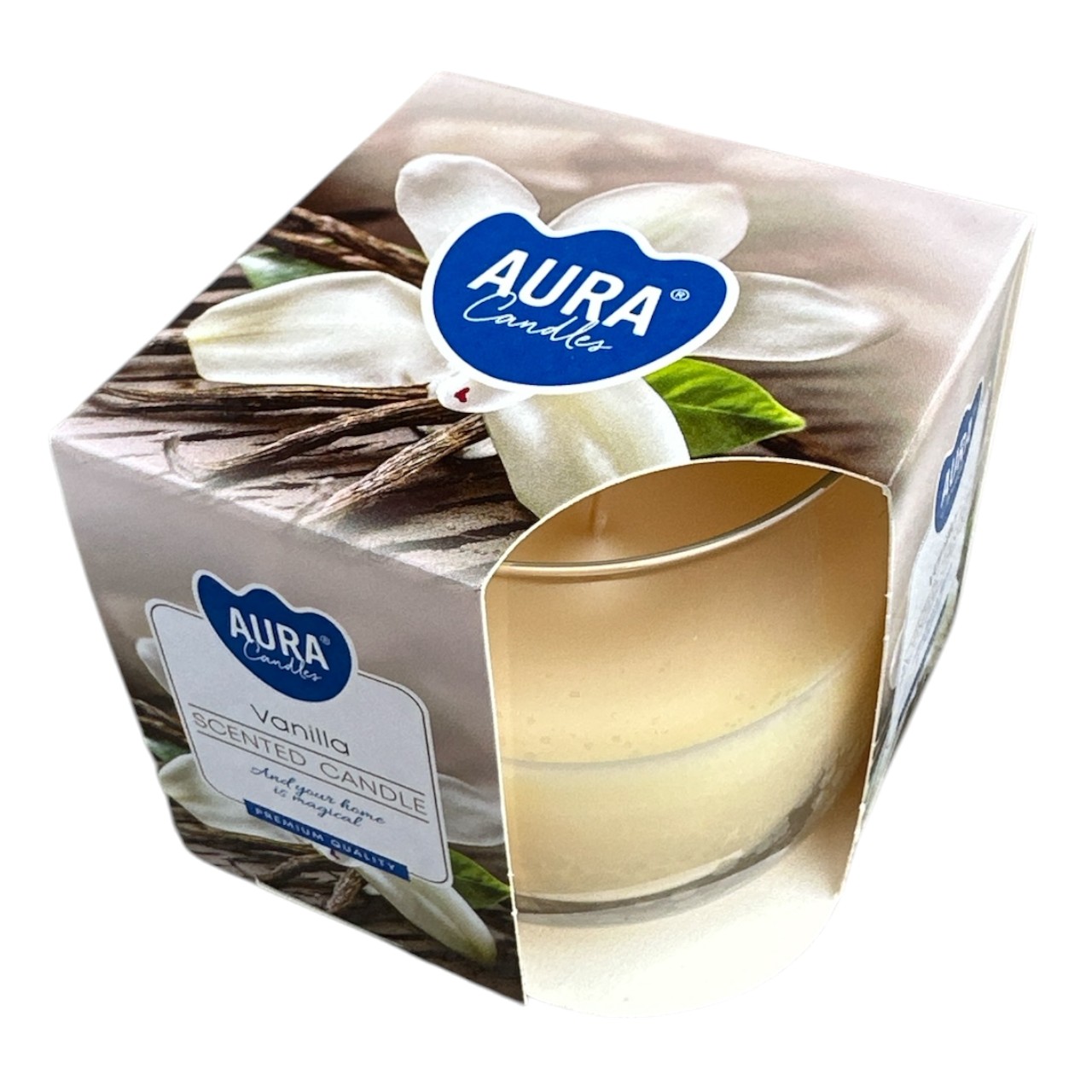 Lumanare parfumata in pahar vanilie 100 ml