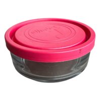 Caserola rotunda din sticla 415 ml, cu capac