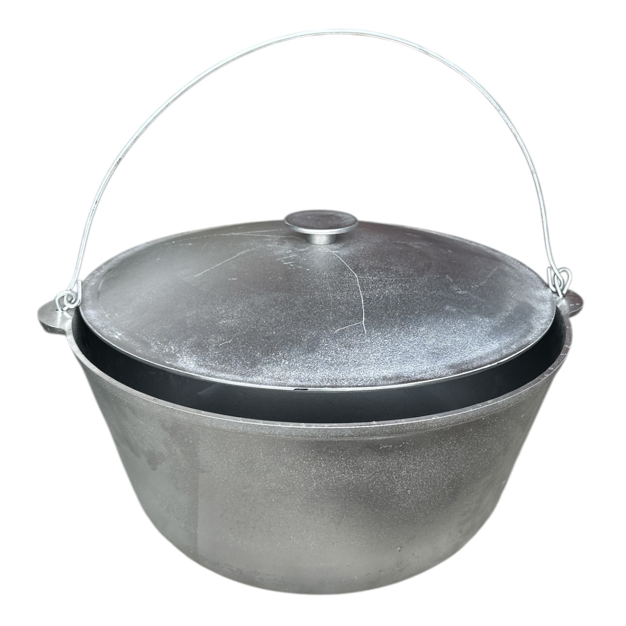 Ceaun aluminiu 10 litri cu capac - imagine 2