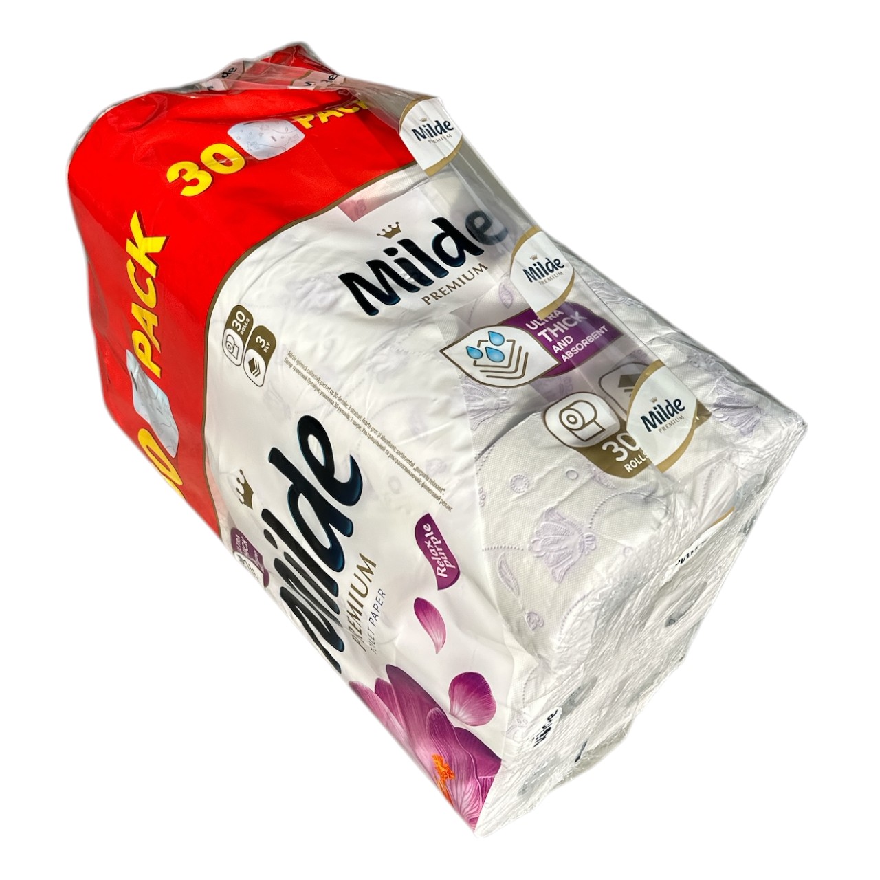 Milde Hartie Igienica Relax Purple 3 straturi 30 role - imagine 2