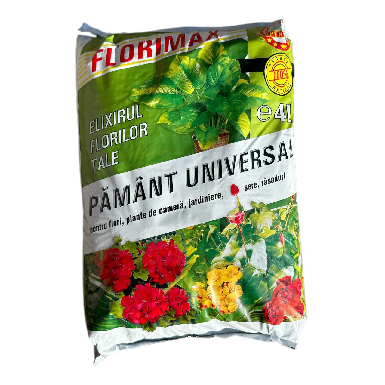 Pamant universal pentru flori 4 L Florimax