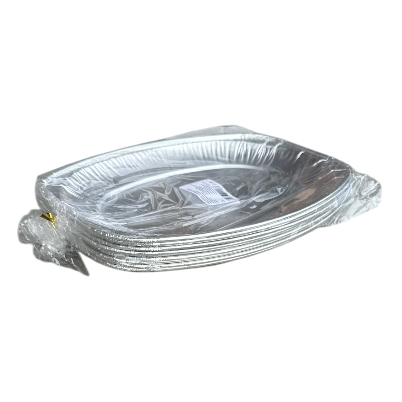 Tava aluminiu unica folosinta, ovala S-450, set 10 bucati