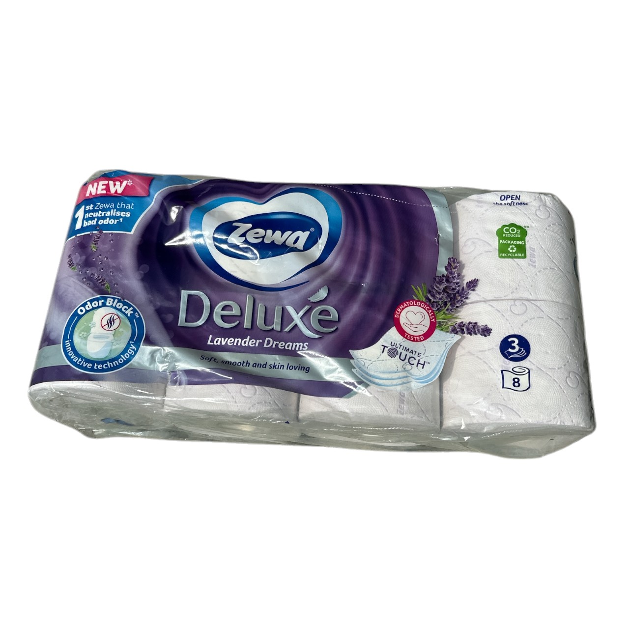 Zewa Deluxe Hartie Igienica Lavender Dreams 3 straturi 8 role