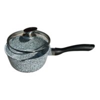 Cratita aluminiu presat si interior ceramica cu capac 1.9 litri