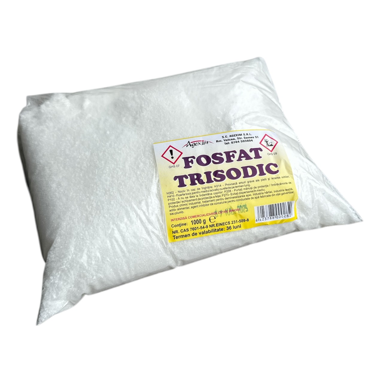 Fosfat trisodic (fosfat de sodiu), punga 1 kg - imagine 2