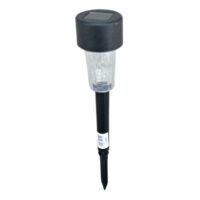 Lampa solara cu LED tip stalp pentru gradina, 30 cm