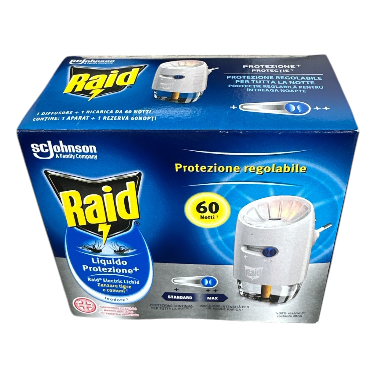 Raid Aparat electric tantari 60 nopti cu rezerva lichida 36ml