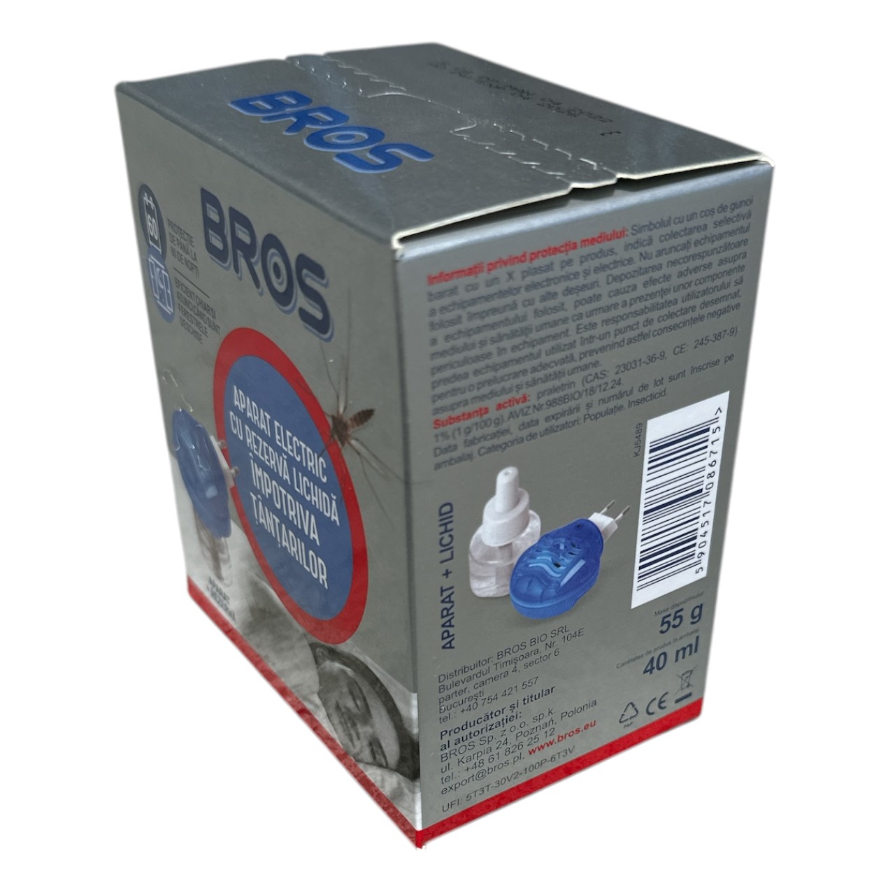 Bros Aparat electric tantari cu rezerva lichida 40 ml - imagine 2