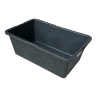 Cuva mortar 80L din plastic, neagra