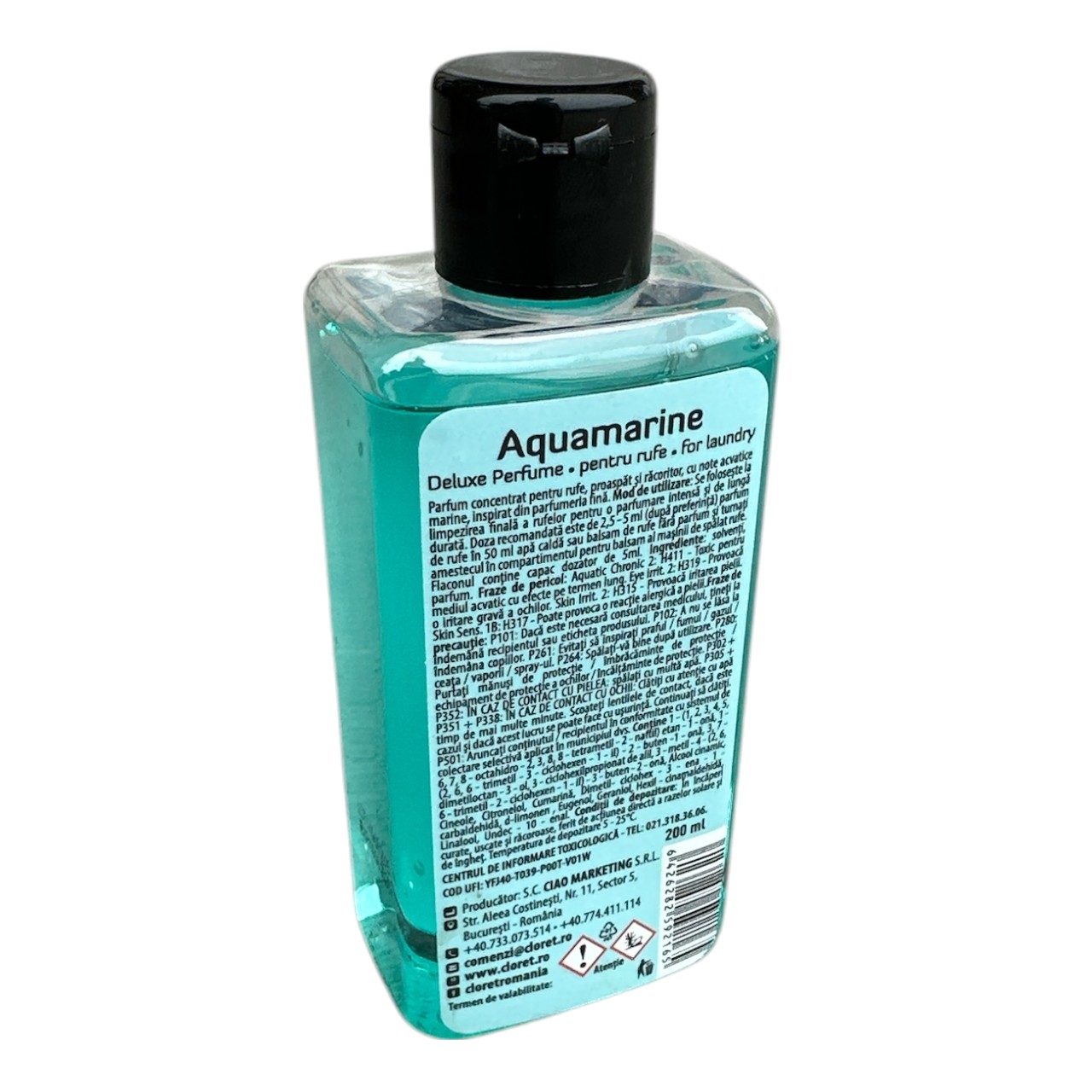 Royal Parfum rufe concentrat Aquamarine, 200 ml 80 spalari - imagine 2