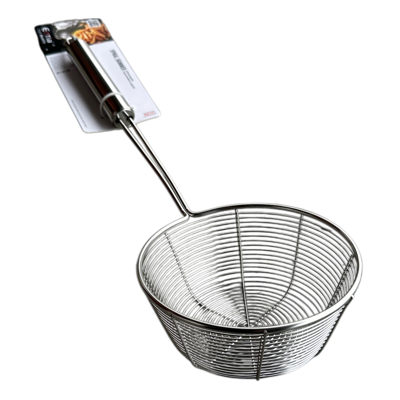 Strecuratoare inox cu coada lunga, 15.4 cm