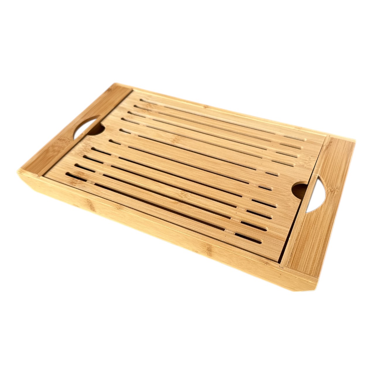 Tocator din lemn de bambus pentru paine 36x22 cm