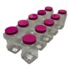 Borcane Plastic (PET), patrate 500 ml, 10 bucati
