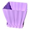 Ghiveci de platic, patrat Tulipe Sterk 15x15 cm
