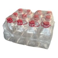 PET (sticle) plastic 3 L (litri) cu capac si maner 12 buc