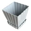 Sterk Ghiveci din plastic, patrat, Tulipe, 12×12 cm