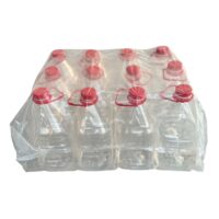 Sticle plastic (PET) 5 L (litri) cu capac si maner, 12 bucati