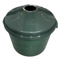 Cos damigeana 50 litri din plastic verde