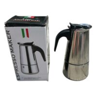 Espressor cafea macinata din inox, 300 ml