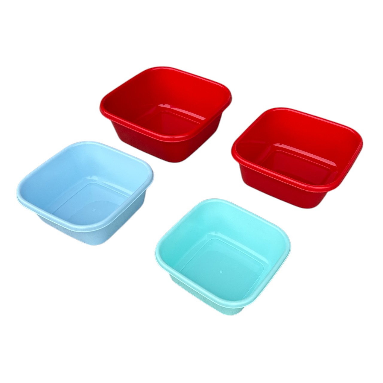 Ligheane plastic, patrate Sterk set 4 bucati