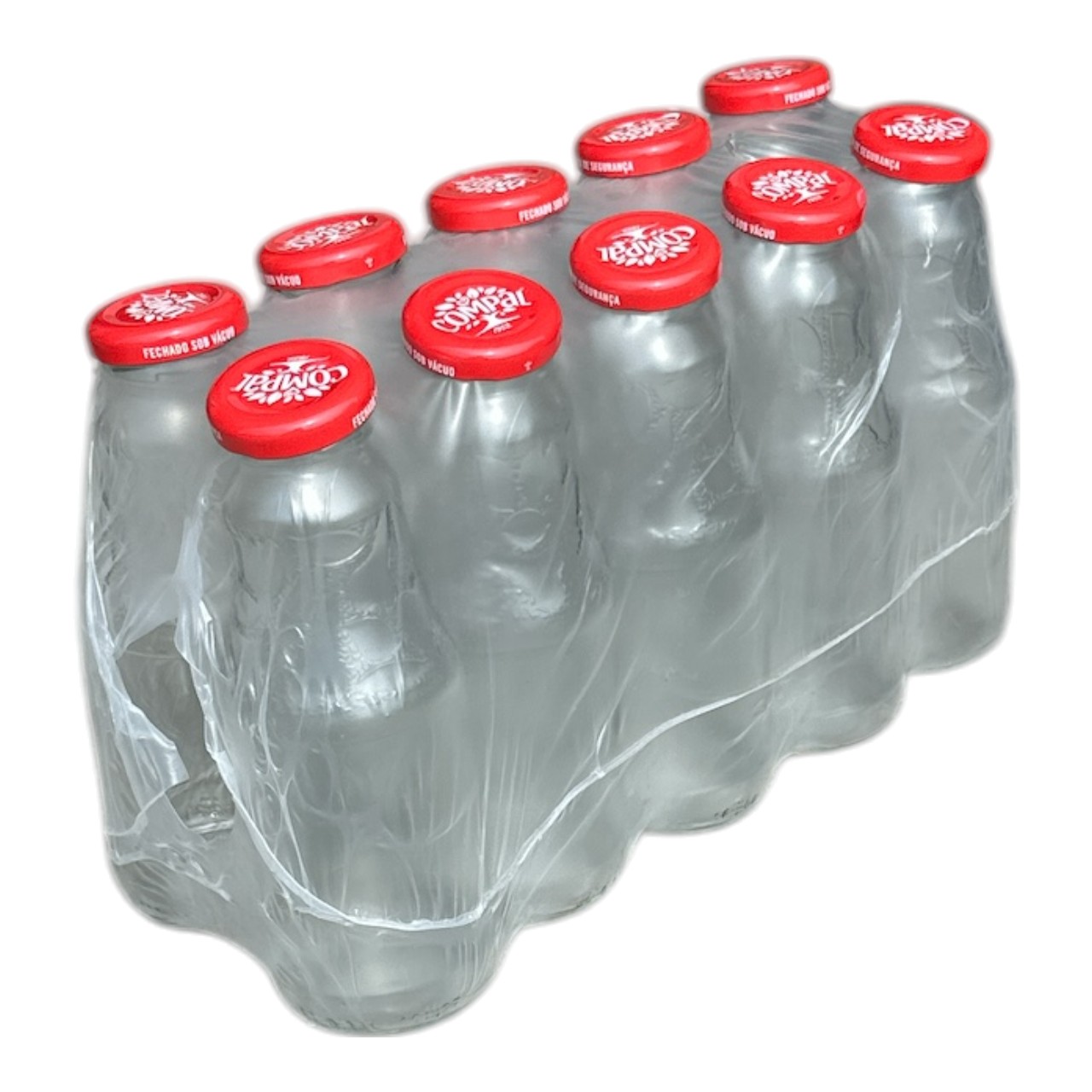 Sticle 330 ml pentru suc de rosii / bulion cu capac, set 10 bucati