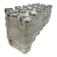 Sticle 330 ml pentru suc de rosii / bulion cu capac, set 18 bucati
