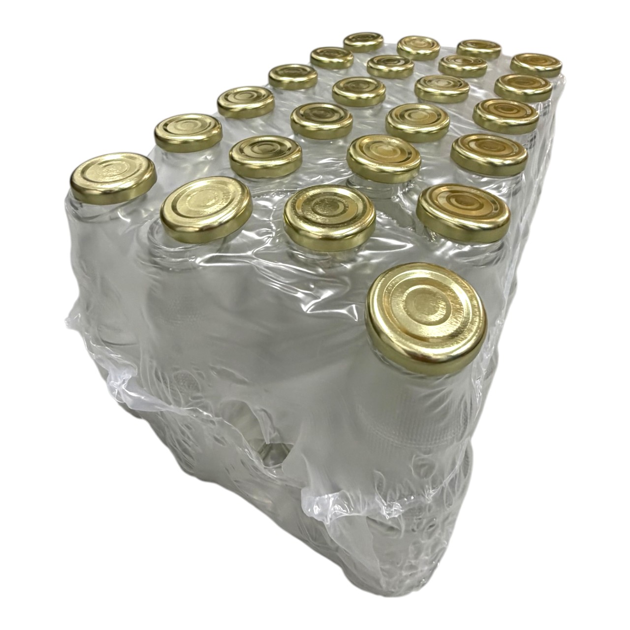 Sticle 330 ml pentru suc de rosii / bulion cu capac, set 24 bucati