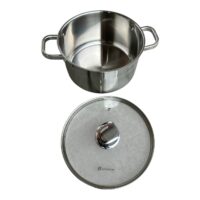 Cratita inox cu capac, 4 L (22 cm) Schmitter