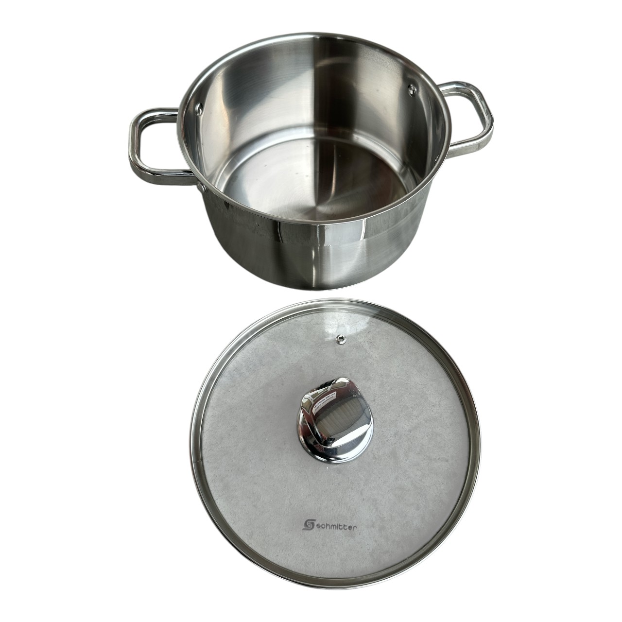Cratita inox cu capac, 4 L (22 cm) Schmitter - imagine 2