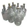 Damigeana sticla cu capac si maner, 1L, set 9 bucati