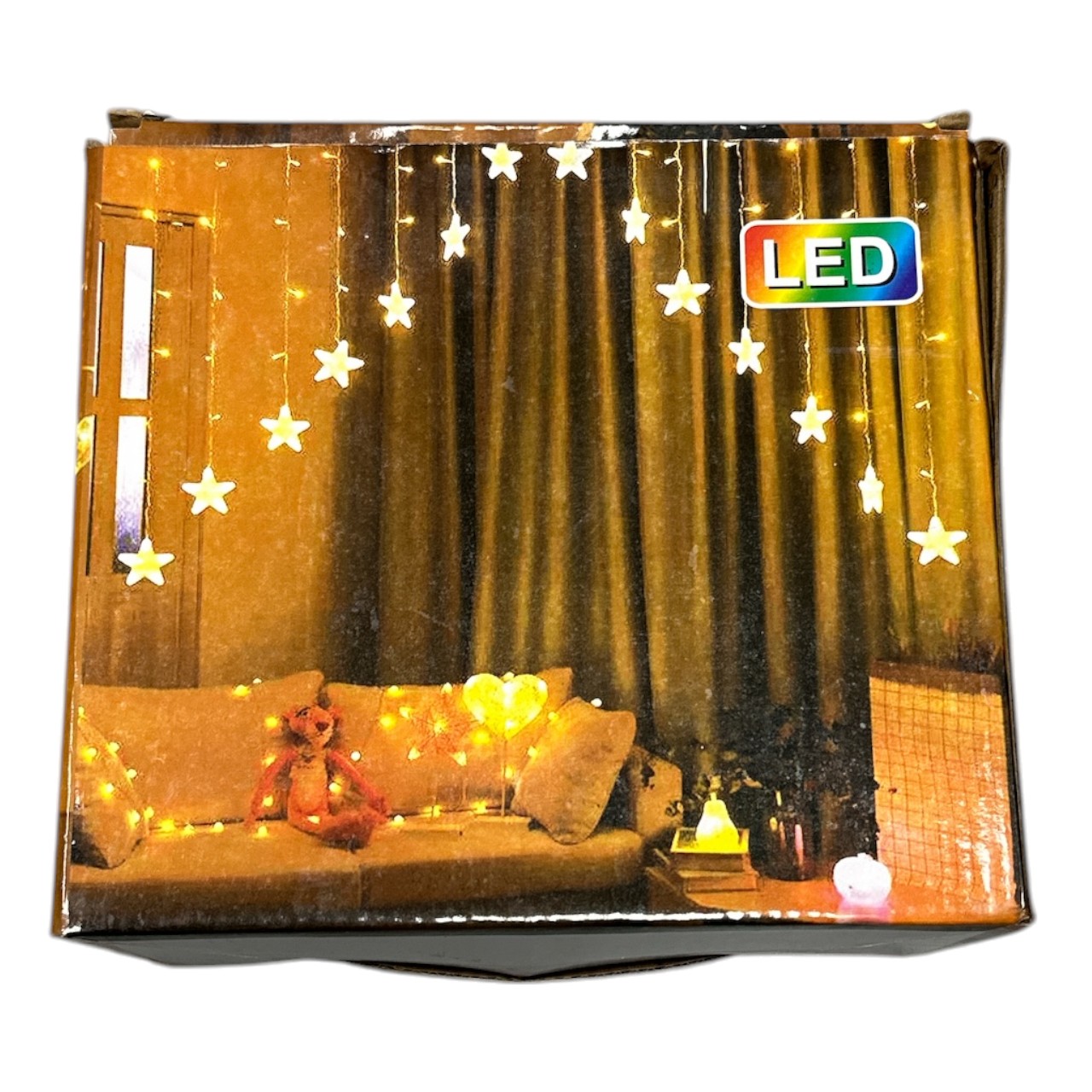 Instalatie luminoasa cu stelute tip perdea, 3 M - imagine 3