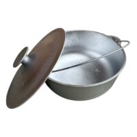 Ceaun aluminiu alimentar 6 litri, cu capac