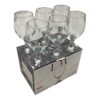 Pahare bere cu picior, cristal 300 ml, 6 buc